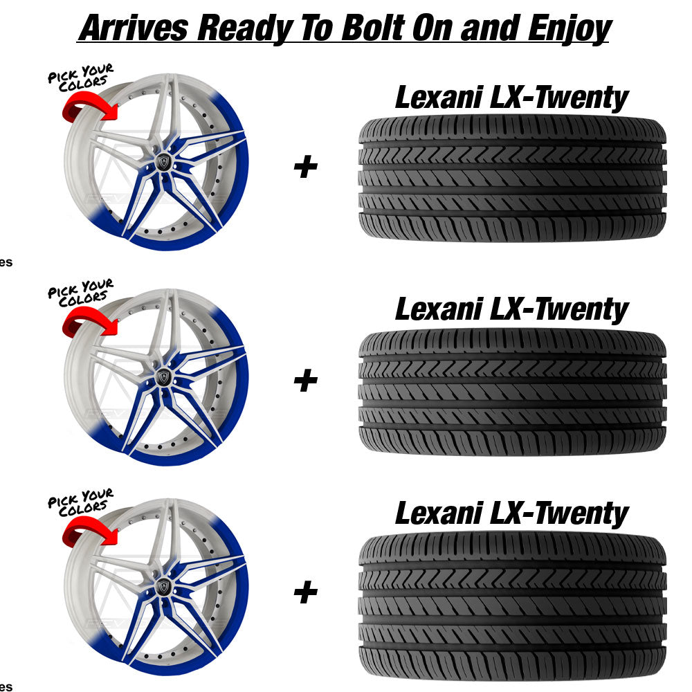 Polaris Slingshot Marquee m3259 Custom Finish Wheel and Tire Package