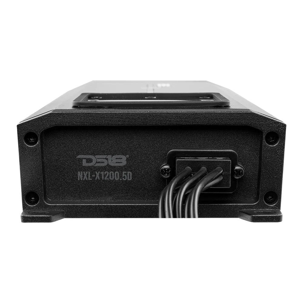DS18 NXL 5-Channel Full-Range Class D IP67 Marine and Powersports Amplifier 4 x 150 @ 4-Ohm and 1 x 600 @ 2-Ohm Watts Rms - Rev Dynamics