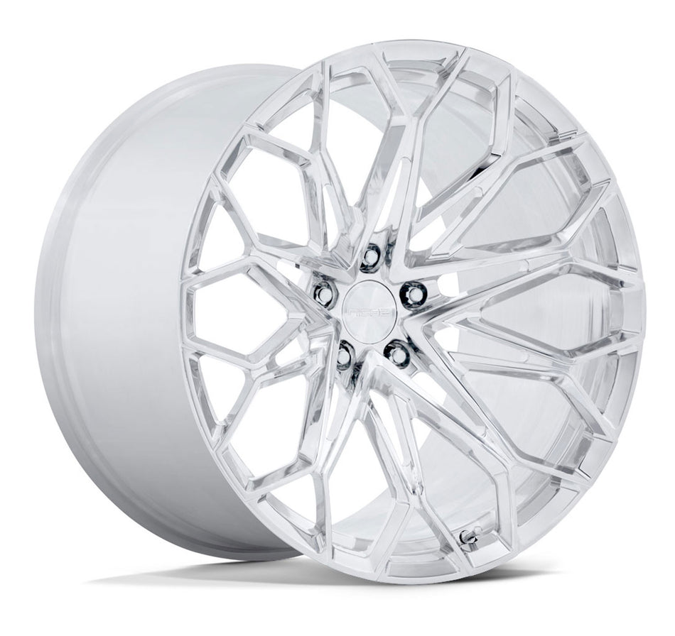 Niche Manta C8 Corvette 20x9" Front 21x12" Rear Wheel and Tire Package - Polished