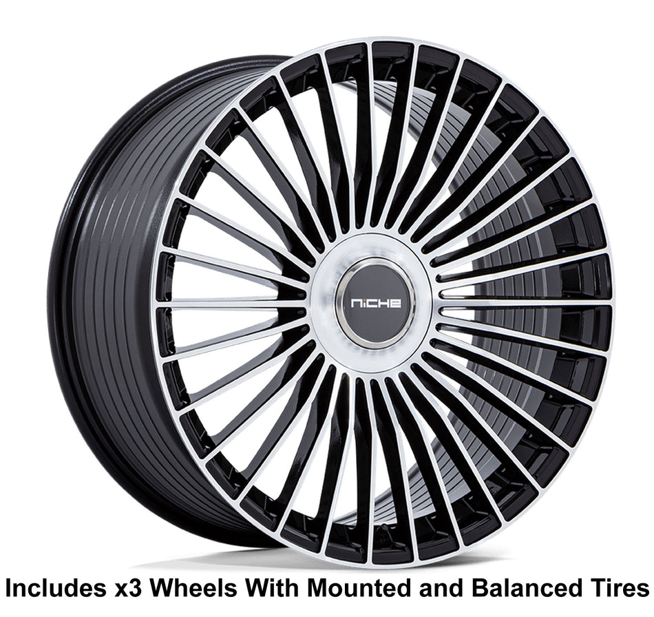 Niche Serene Slingshot 20" Front 22" Rear Wheel and Tire Package