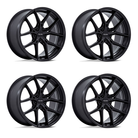 Niche Prodigy 5 Matte Black Corvette C8 Wheel Package