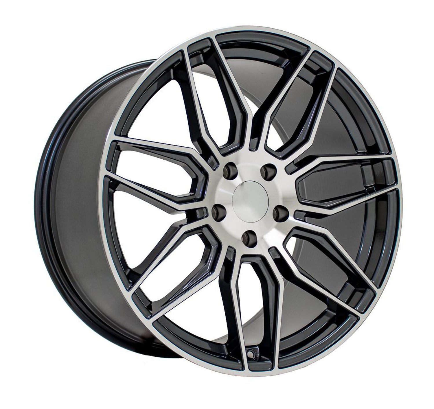 OE Replaica CV03D C8 Corvette 19" Front 20" Rear Wheel and Tire Package - Rev Dynamics