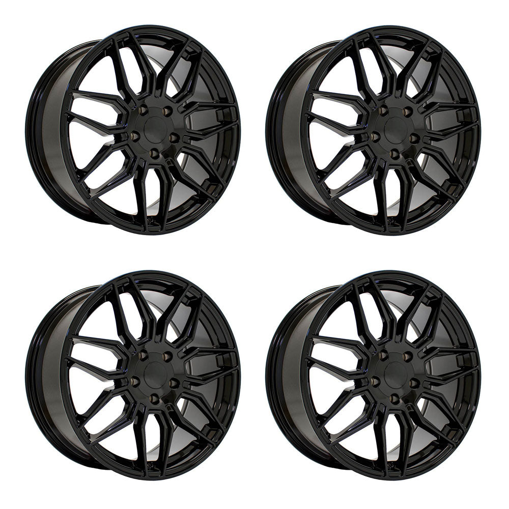 OE Wheel CV03D Gloss Black Corvette C8 Wheel Package