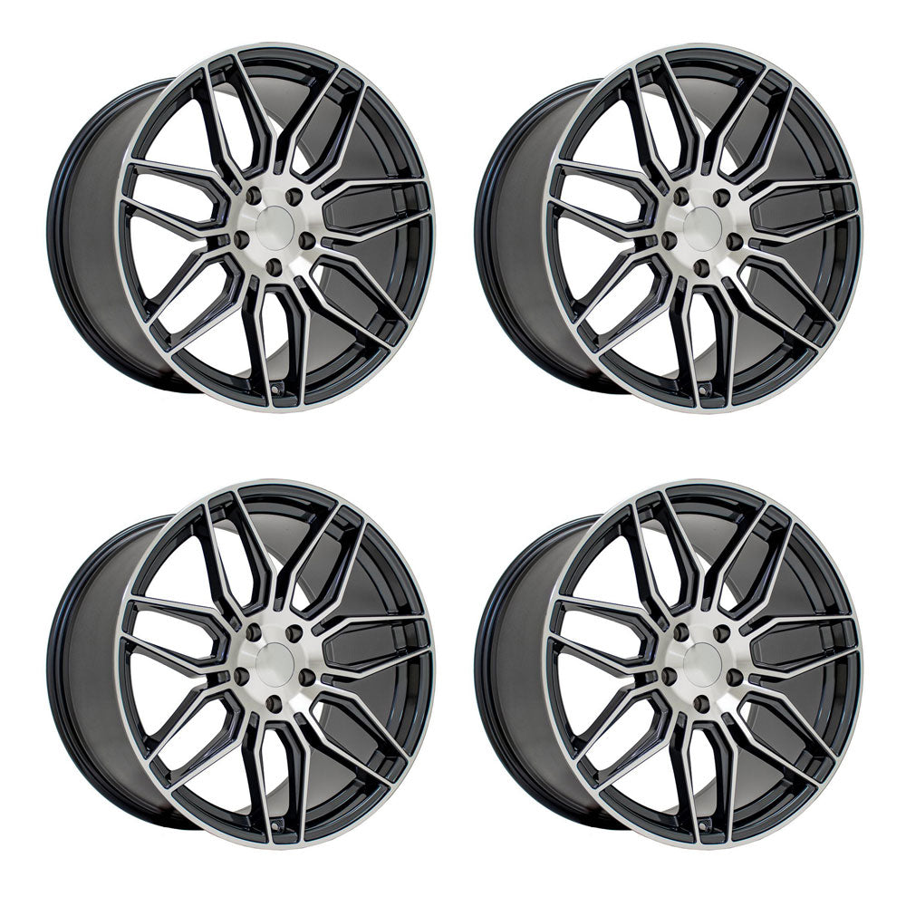 OE Wheel CV03D Gunmmetal Machined Face Corvette C8 Wheel Package