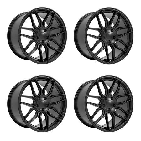 OE Wheel CV03D Satin Black Corvette C8 Wheel Package