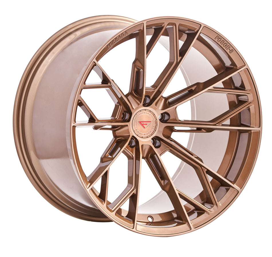 Ferrada FR11 Tesla Model 3 20" Front and Rear Wheel and Tire Package - Bronze