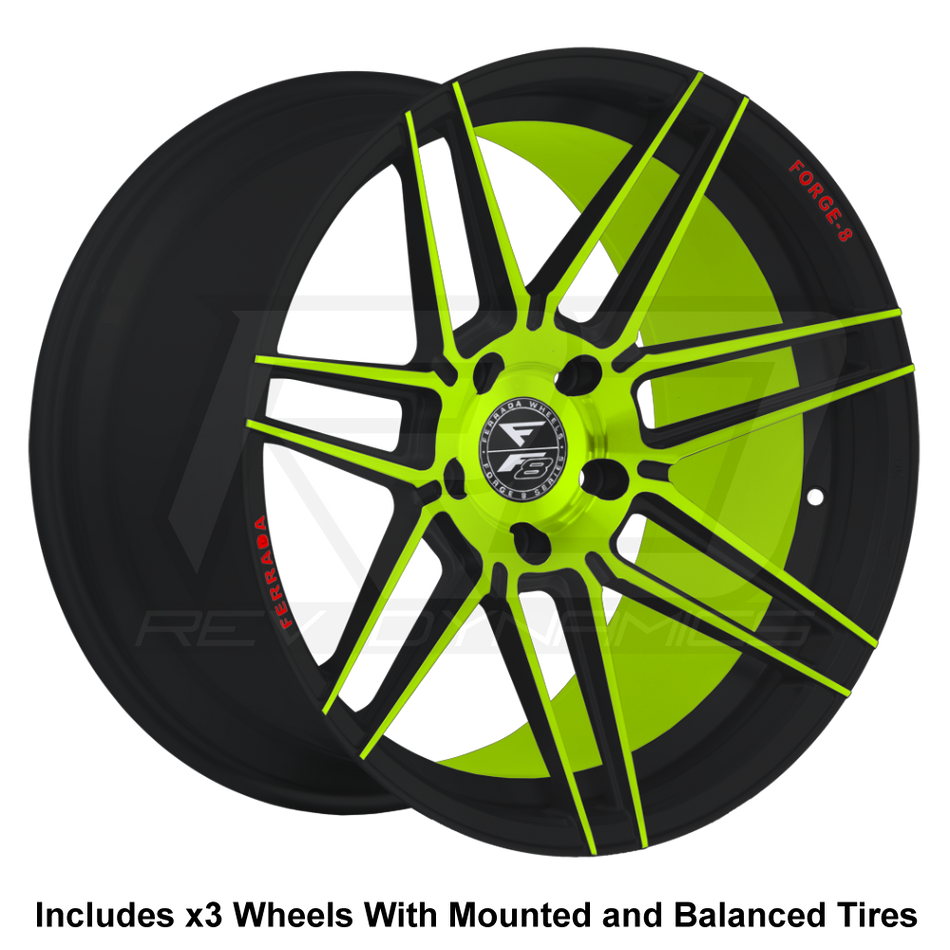 Ferrada F8-FR6 Forged Slingshot 20" Wheel and Tire Package - Rev Dynamics