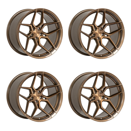 Rohana RFX11 Brushed Bronze Corvette C8 Wheel Package