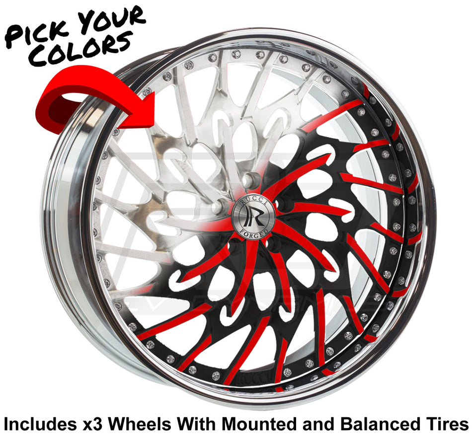 Rucci Ounce Slingshot 22" Wheel and Tire Package