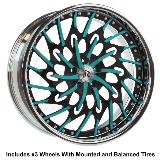 Rucci Ounce Slingshot 24" Wheel and Tire Package - Rev Dynamics