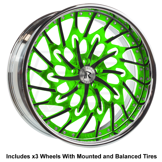 Rucci Ounce Slingshot 24" Wheel and Tire Package - Rev Dynamics