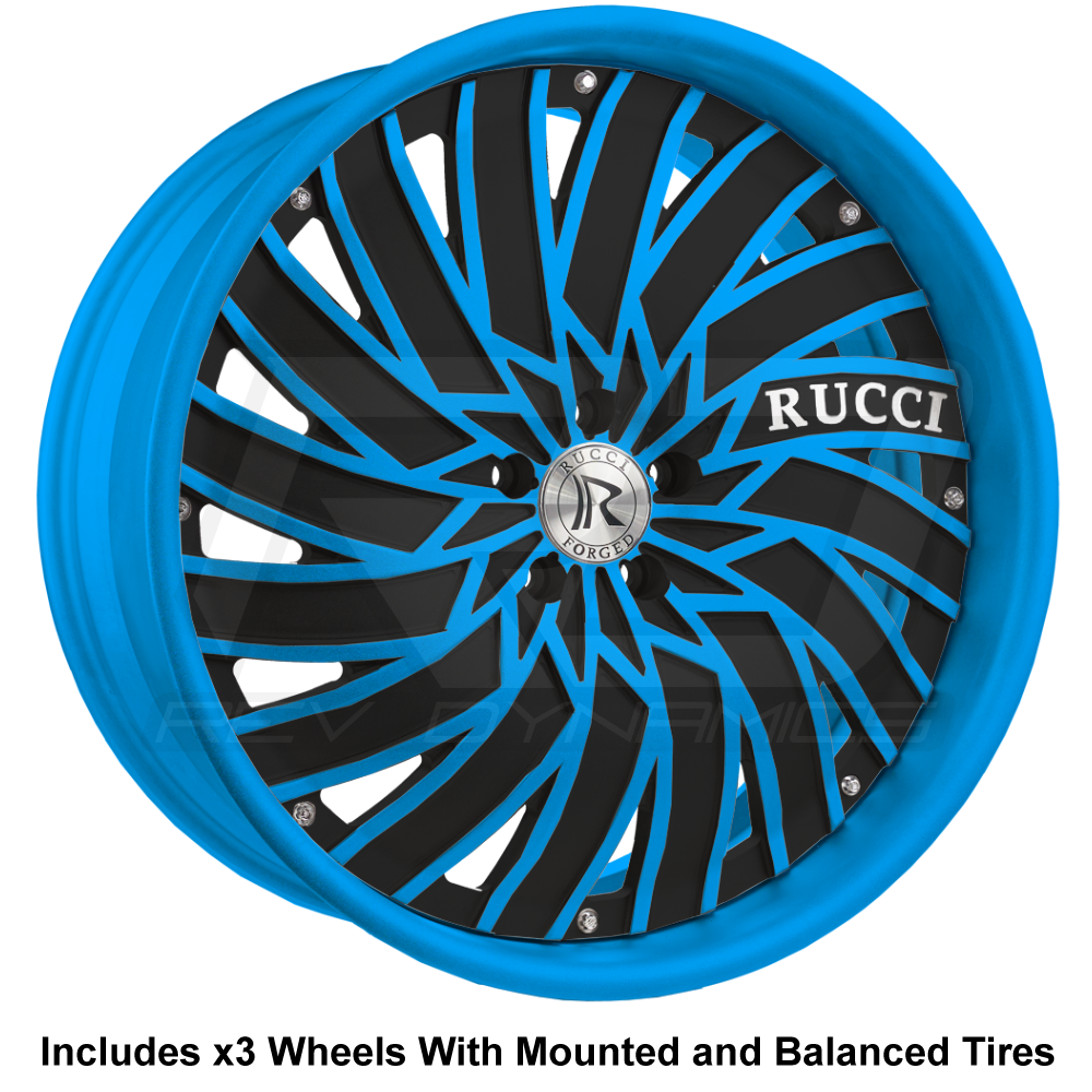 Rucci Squad Slingshot 22" Wheel and Tire Package - Rev Dynamics