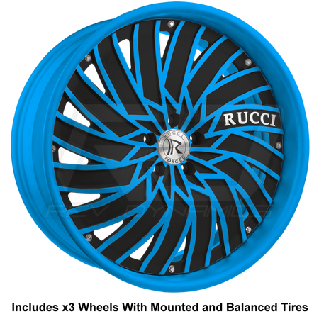 Rucci Squad Slingshot 24" Wheel and Tire Package - Rev Dynamics