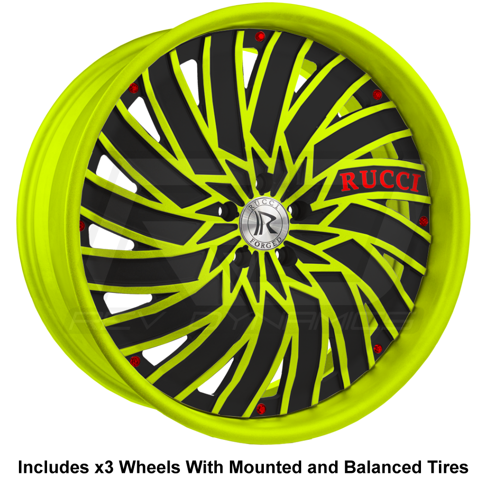 Rucci Squad Slingshot 24" Wheel and Tire Package - Rev Dynamics