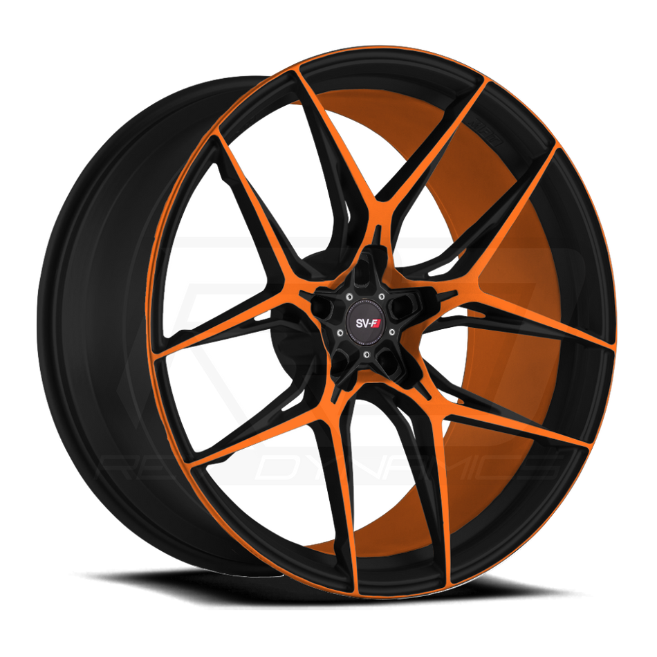 Savini SV-F5 Forged Monoblock C8 Corvette Z06 20x10" Front 21x13" Rear Wheel and Tire Package