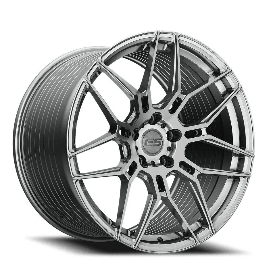 E5 Speedway C8 Corvette 19" Front 20" Rear Wheel and Tire Package