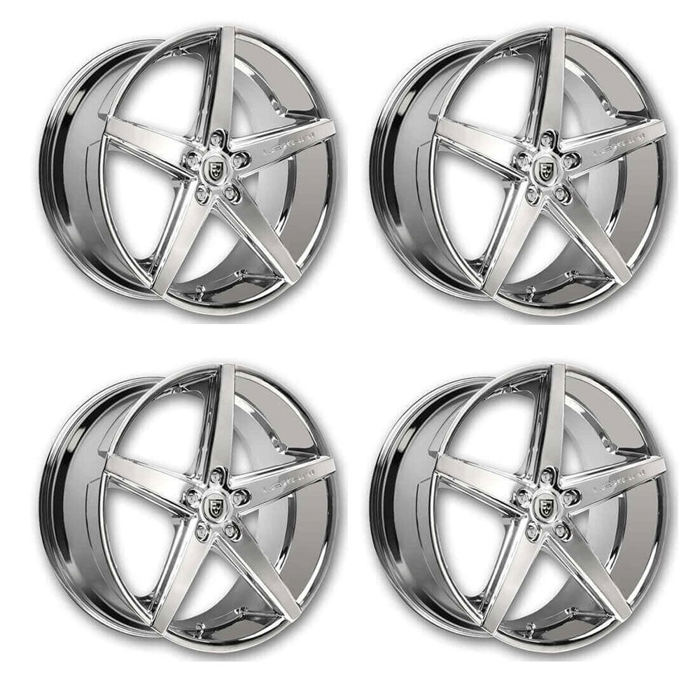 Tesla Model 3 Lexani R-4 Chrome 20in wheel package