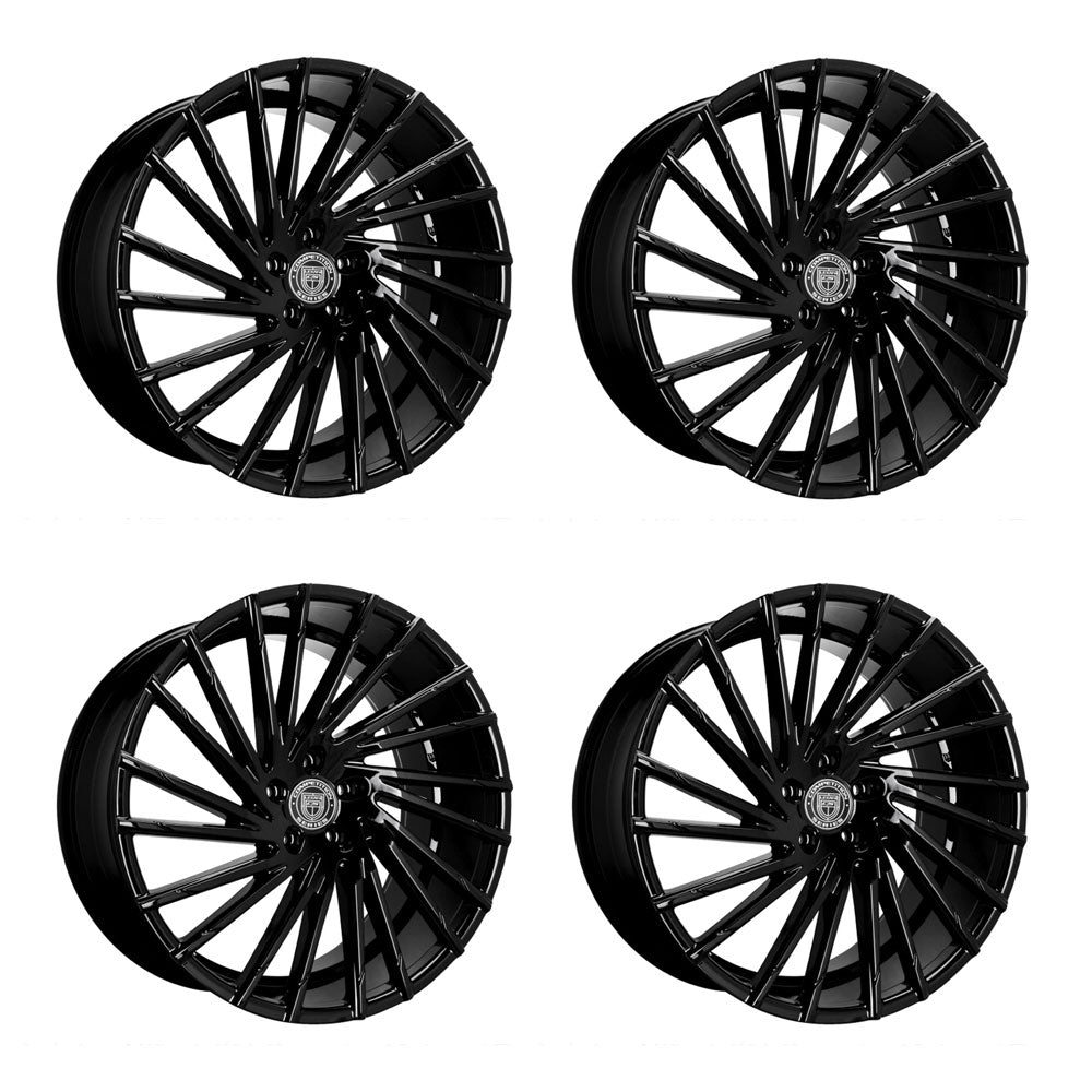 Tesla Model 3 Lexani Wraith Gloss Black 20in wheel package