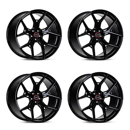 Vossen HF-5 Gloss Black C7 wheel package