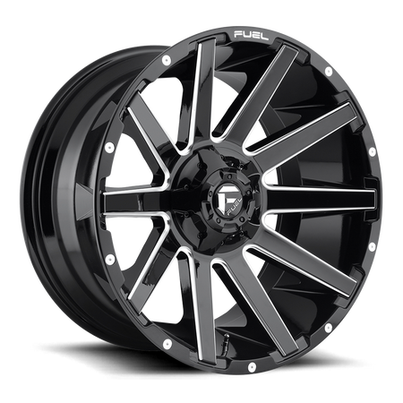 Fuel Contra Jeep Wrangler JL 20" Wheel and 35" Tire Package - Rev Dynamics