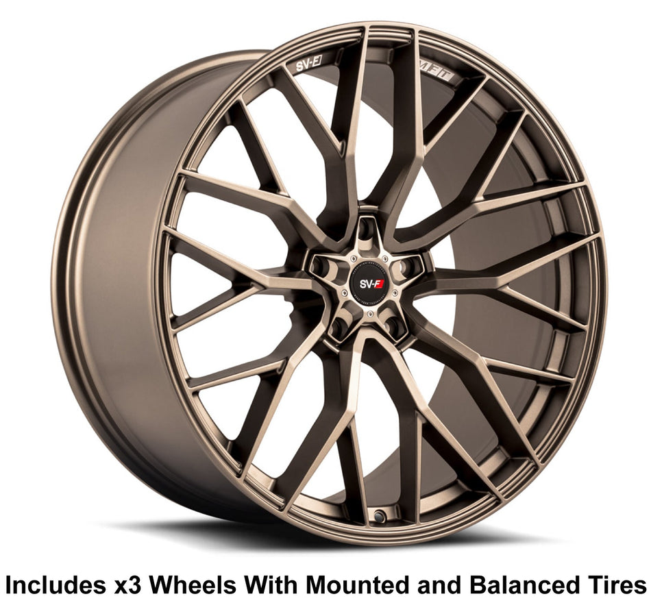 Savini SV-F2 Slingshot 22" Super Wide Rear (315 or 305) Wheel and Tire Package - Rev Dynamics