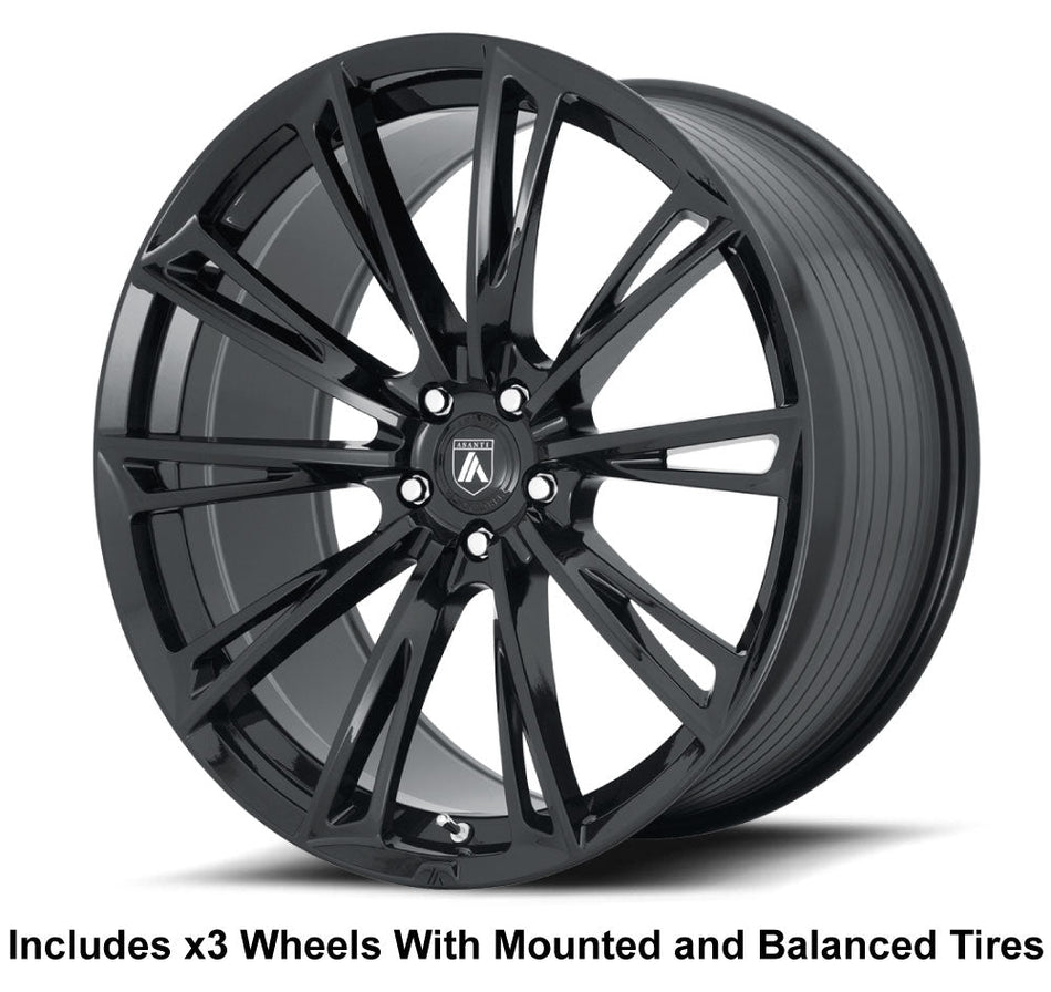Asanti ABL-30 Slingshot 22" Wheel and Tire Package