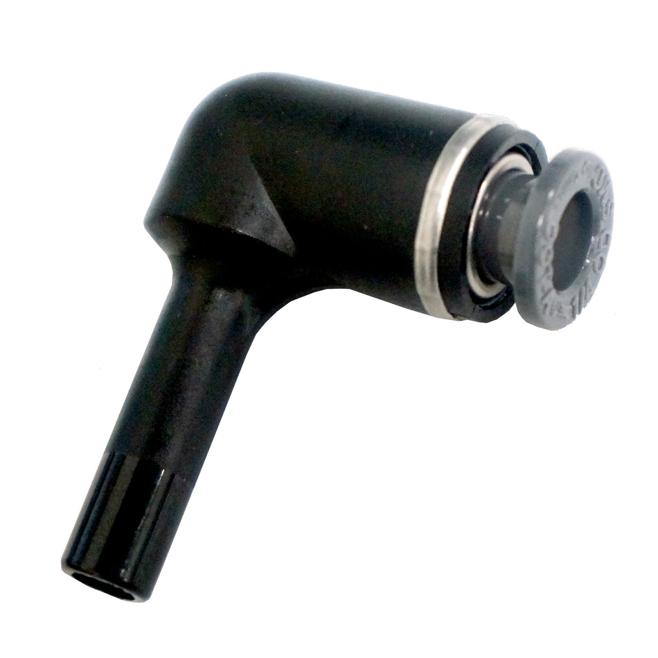 1/4" Plug in to 1/4" Airline 90 Deg Elbow PTC DOT Air Fitting