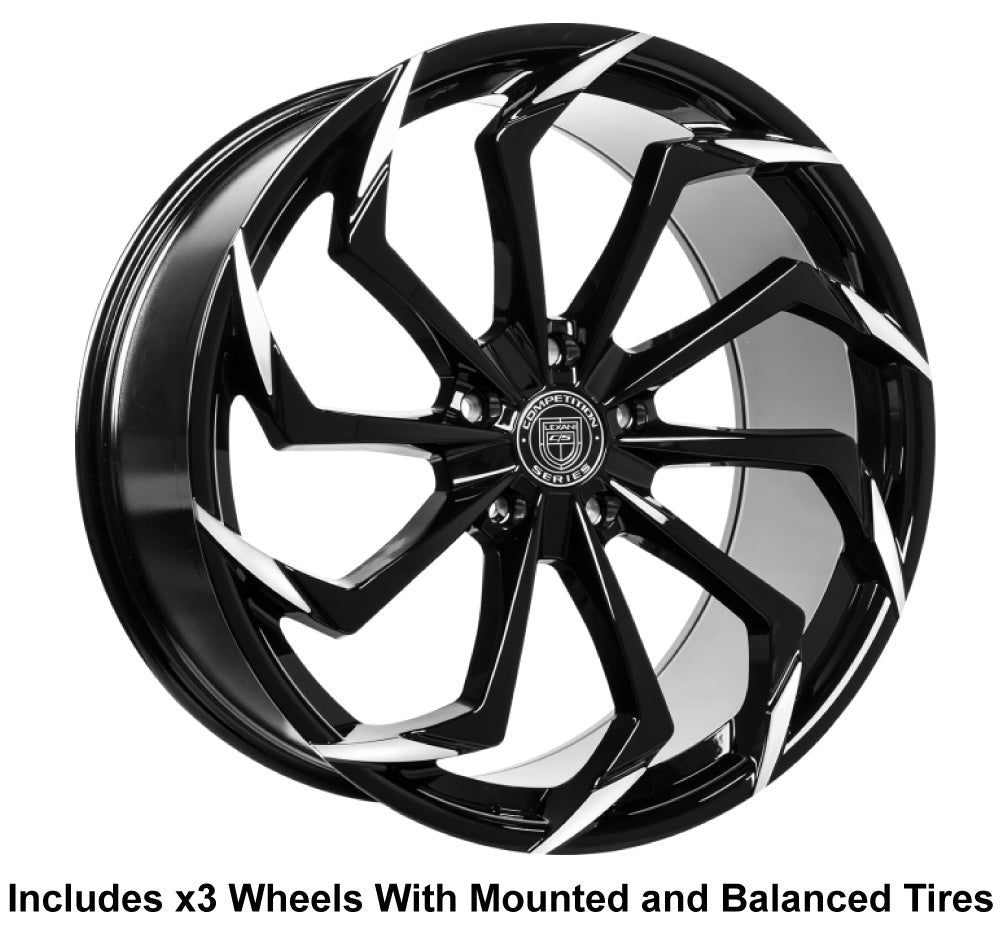 Lexani Static Slingshot 22" Wheel and Tire Package - Rev Dynamics