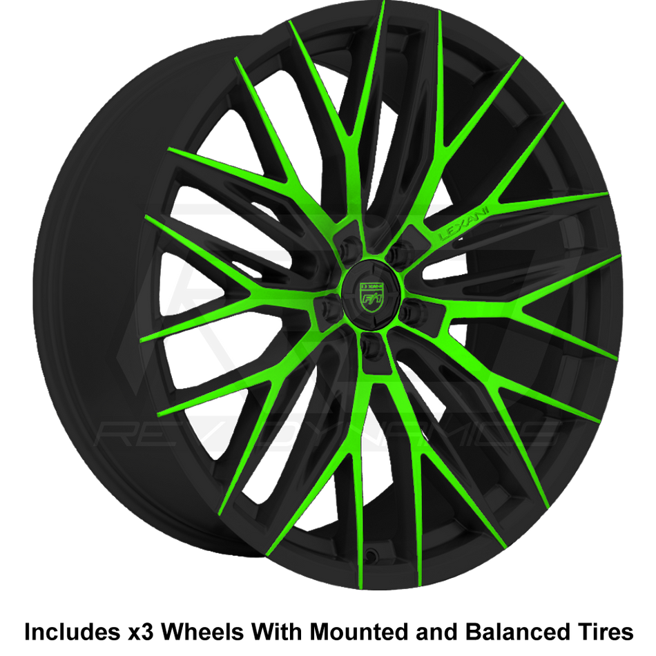 Lexani Aries Slingshot 20" Wheel and Tire Package - Rev Dynamics