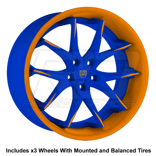 Lexani R-12 Slingshot 20" Wheel and Tire Package - Rev Dynamics