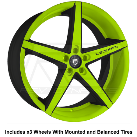 Lexani R-4 Slingshot 22" Wheel and Tire Package - Rev Dynamics
