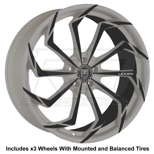 Lexani Static Slingshot 20" Front and 22" Wheel and Tire Package - Rev Dynamics