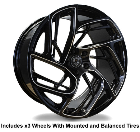 Marquee m1002 Slingshot 20" Wheel and Tire Package - Rev Dynamics