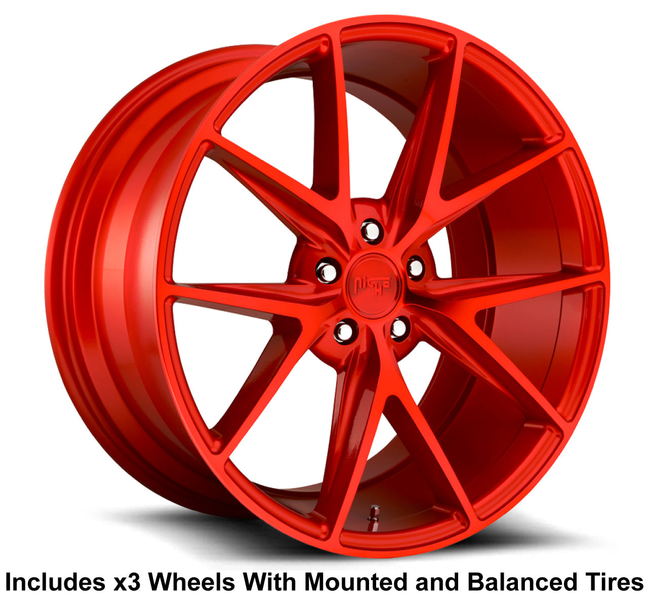 Niche Misano Slingshot 19" Front 20" Rear Wheel and Tire Package - Rev Dynamics