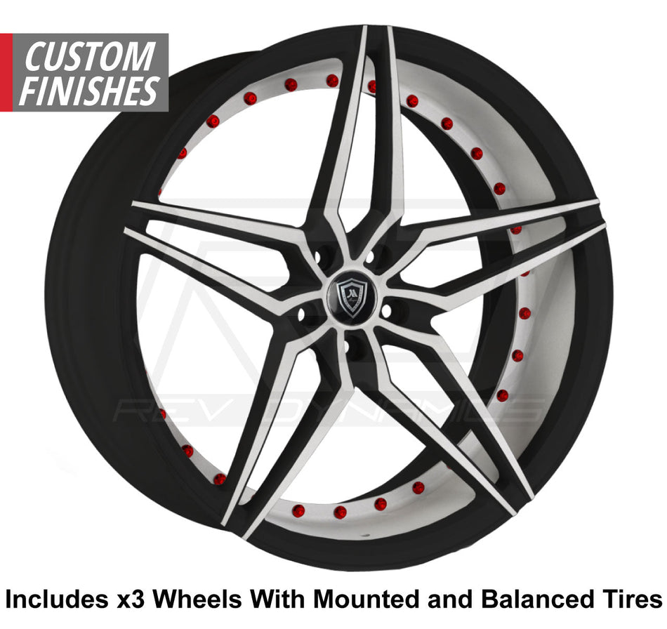 Marquee m3259 Slingshot 22" Wheel and Tire Package