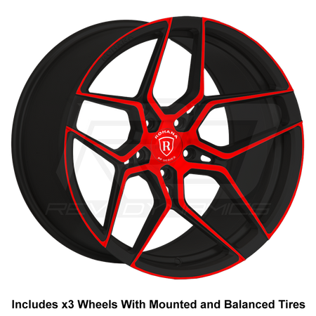 Rohana RFX11 Slingshot 20" Wheel and Tire Package - Rev Dynamics
