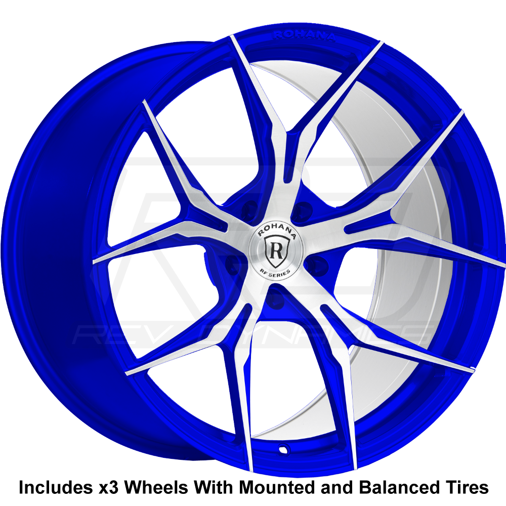 Rohana RFX5 Slingshot 22" Wheel and Tire Package - Rev Dynamics