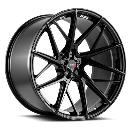 Corvette C8 Savini Wheel SV-F6 Gloss Black