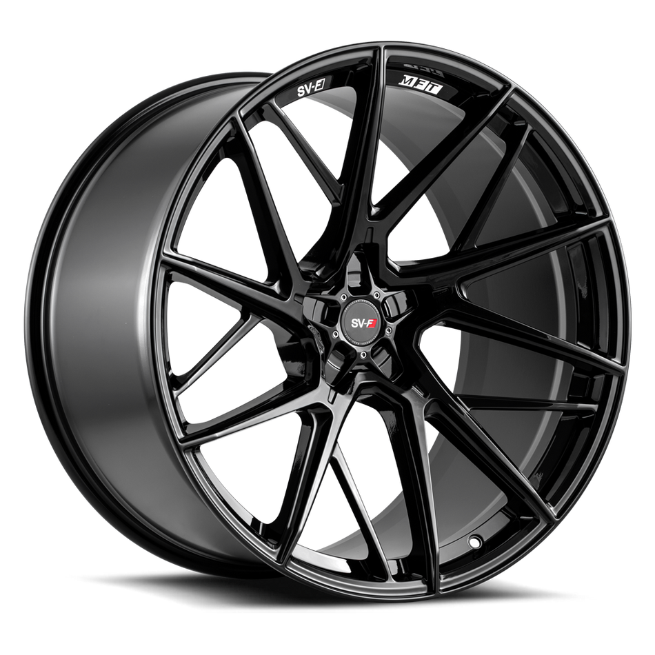 Corvette C8 Savini Wheel SV-F6 Gloss Black