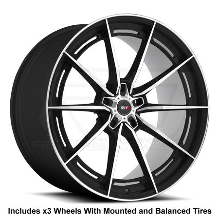 Savini SV-F1 Slingshot 20" Super Wide Rear (345 or 335) Wheel and Tire Package - Rev Dynamics