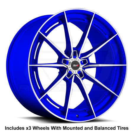 Savini SV-F1 Slingshot 20" Super Wide Rear (345 or 335) Wheel and Tire Package - Rev Dynamics