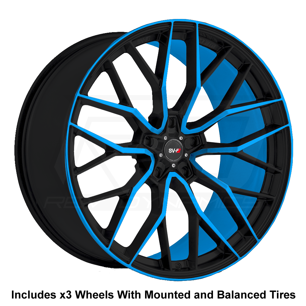 Slingshot Black and Miami Blue SV-F2 Wheel