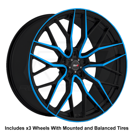 Slingshot Black and Miami Blue SV-F2 Wheel 2