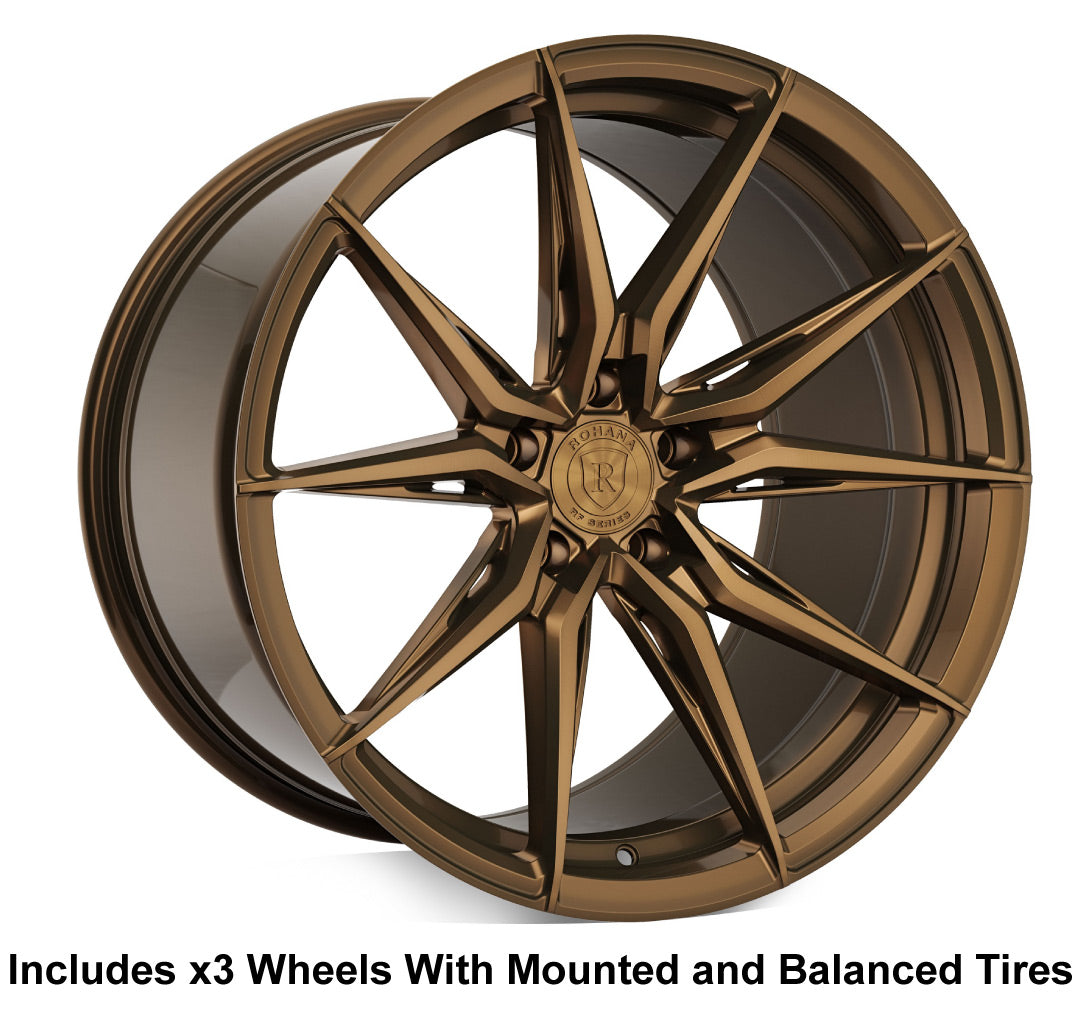 Rohana RFX13 Slingshot 20" Wheel and Tire Package - Rev Dynamics